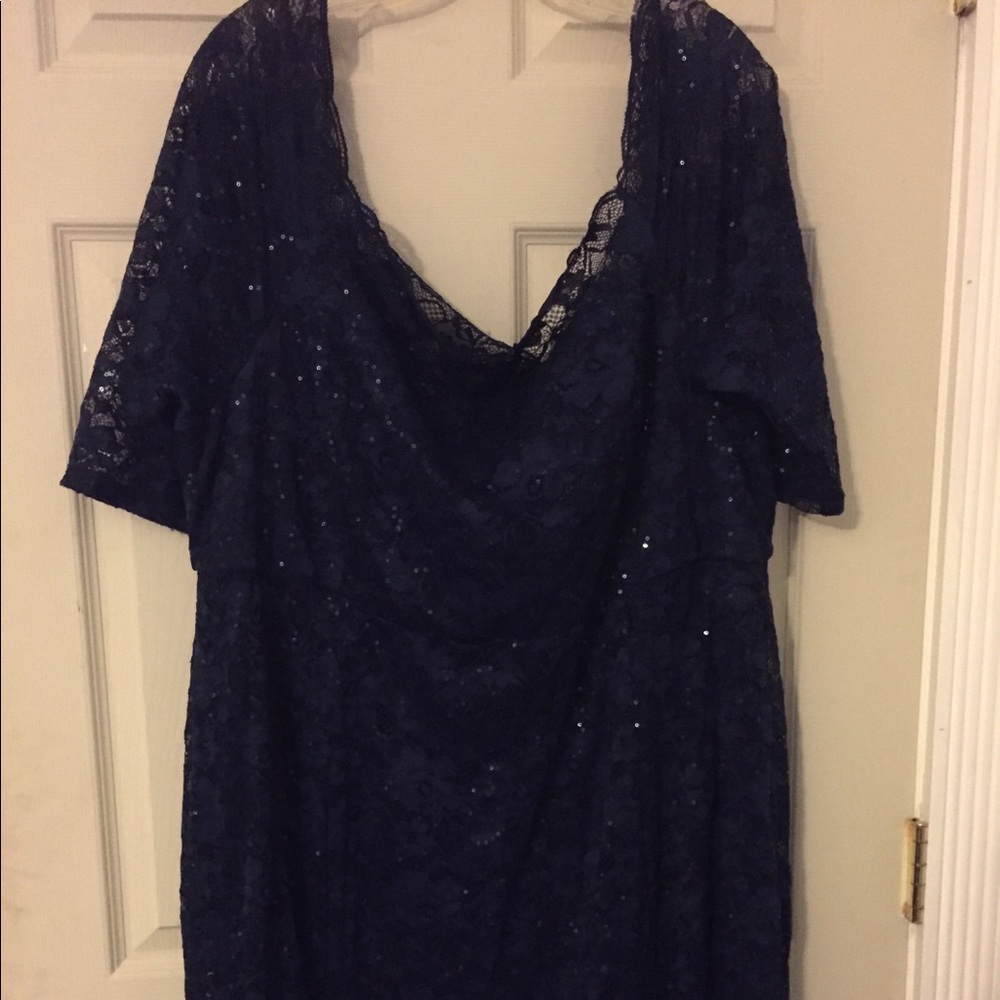 Torrid Navy Blue formal dress NWT